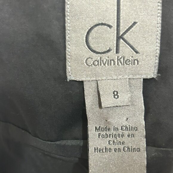 Calvin Klein Black Sleeveless Sheath Dress - Size 8 - Picture 5 of 6